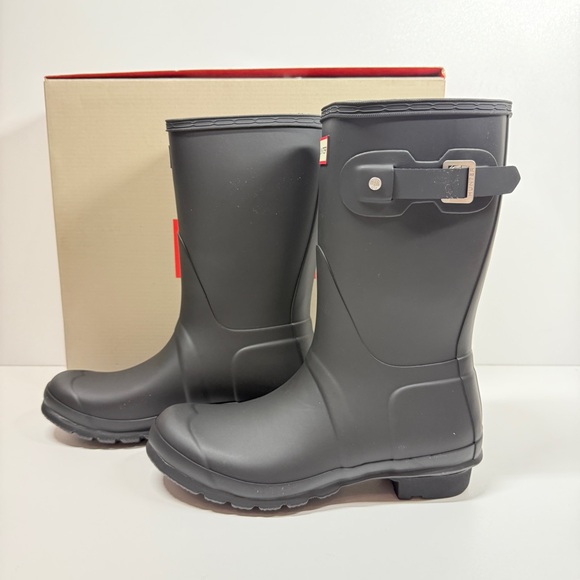 NIB •Hunter Women's Original Short Rain Boots Size:8 - Picture 3 of 7